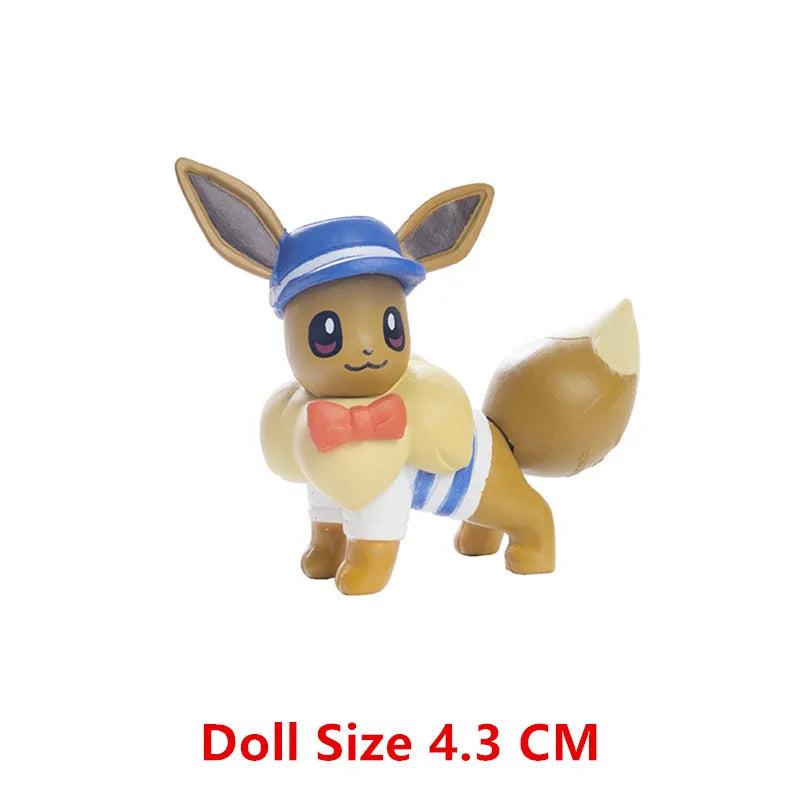 Pokemon 4-13Cm New Cartoons Movie Anime Figure Pikachu Mewtwo Charmander Blastoise Gurado Pet Action Model Toy Gifts by Smarsty