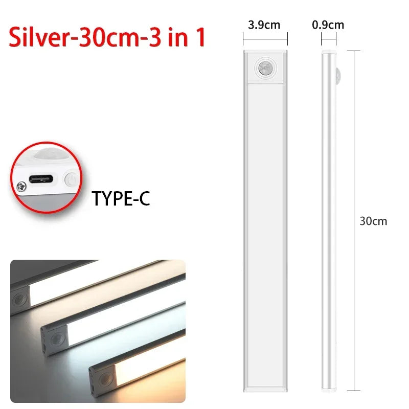 LED Motion Sensor Night Light for Cabinets and Wardrobes - Smarsty