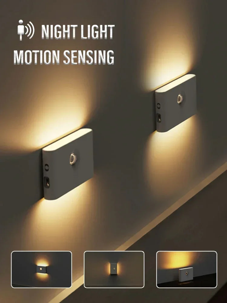 Intelligent Wooden Magnetic LED Night Light for Safety - Smarsty