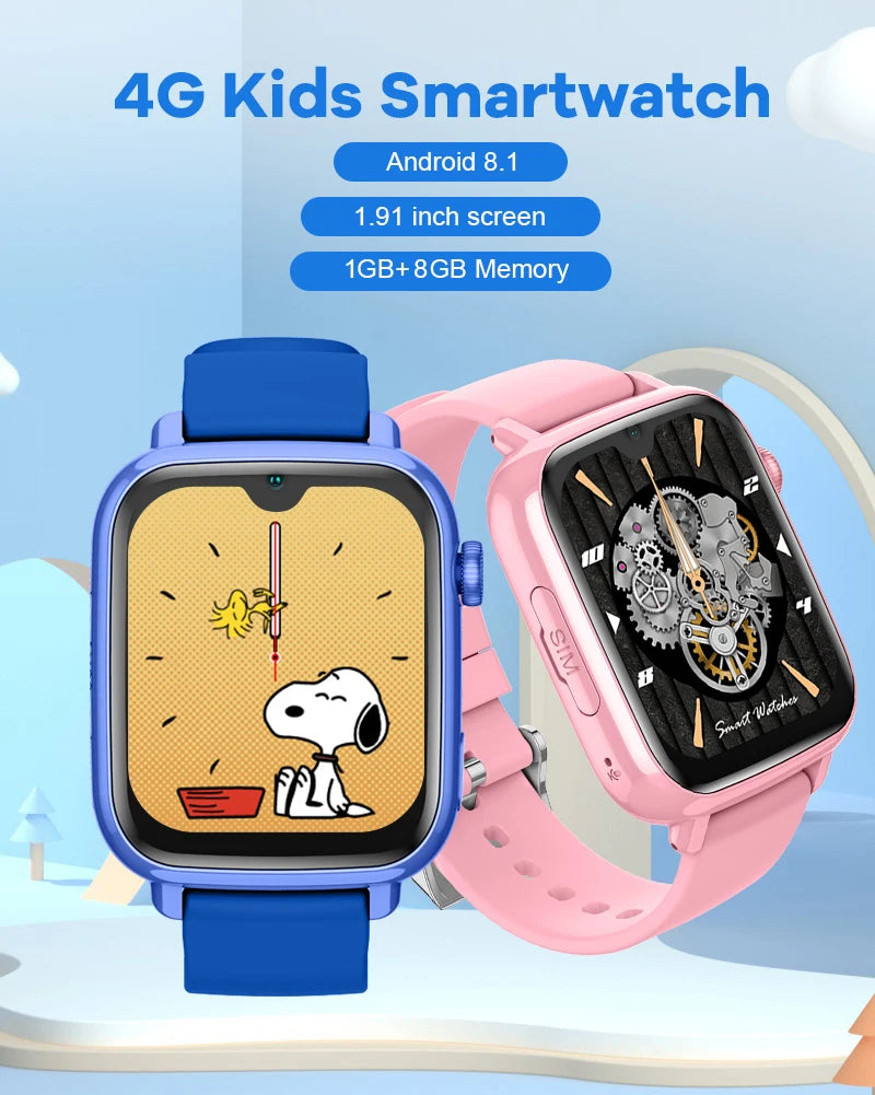 4G Kids Smart Watch with GPS Tracking and Video Call - Smarsty