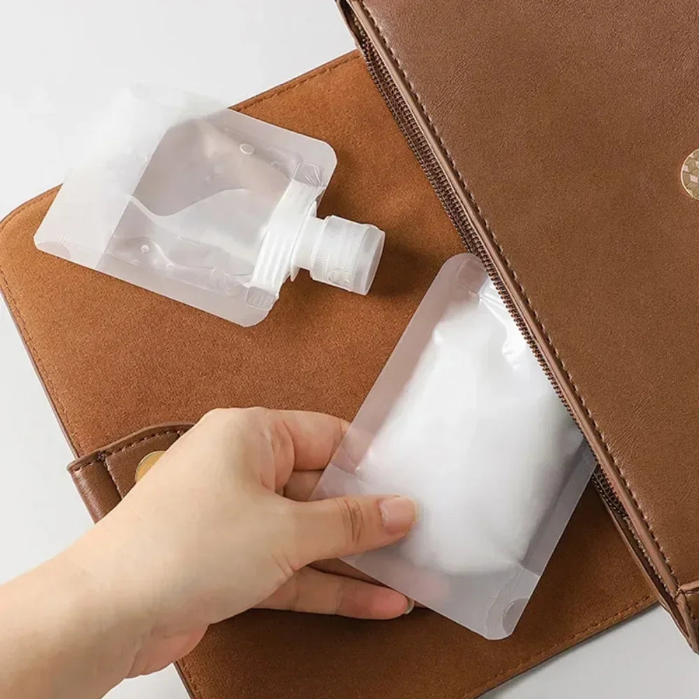 Travel Size Leak Proof Squeeze Pouches for Cosmetics - Smarsty