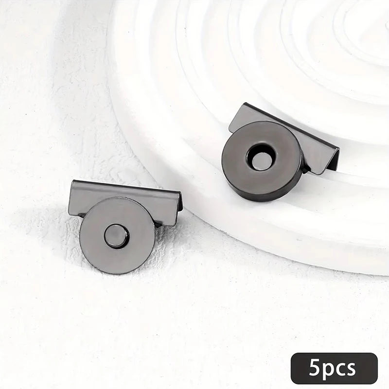 5Pairs Metal Seamless Magnetic Buckle for Bags - Magnetic Snap Buttons for DIY Buckle Closure Magnetic Snaps for Handbags