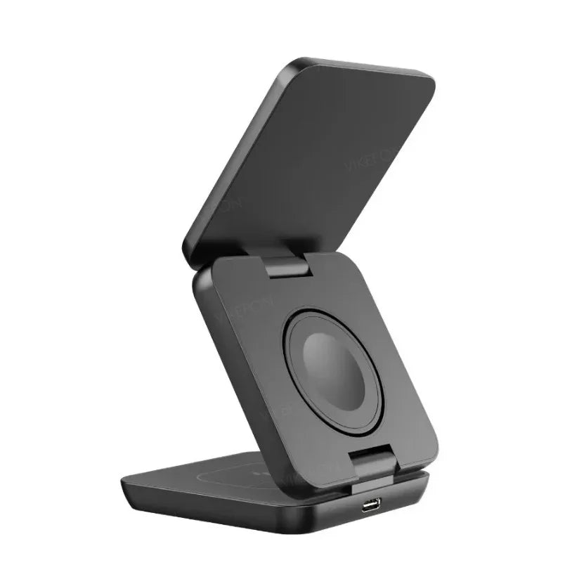Foldable 3 In 1 Wireless Charger For iPhone And Watch - Smarsty