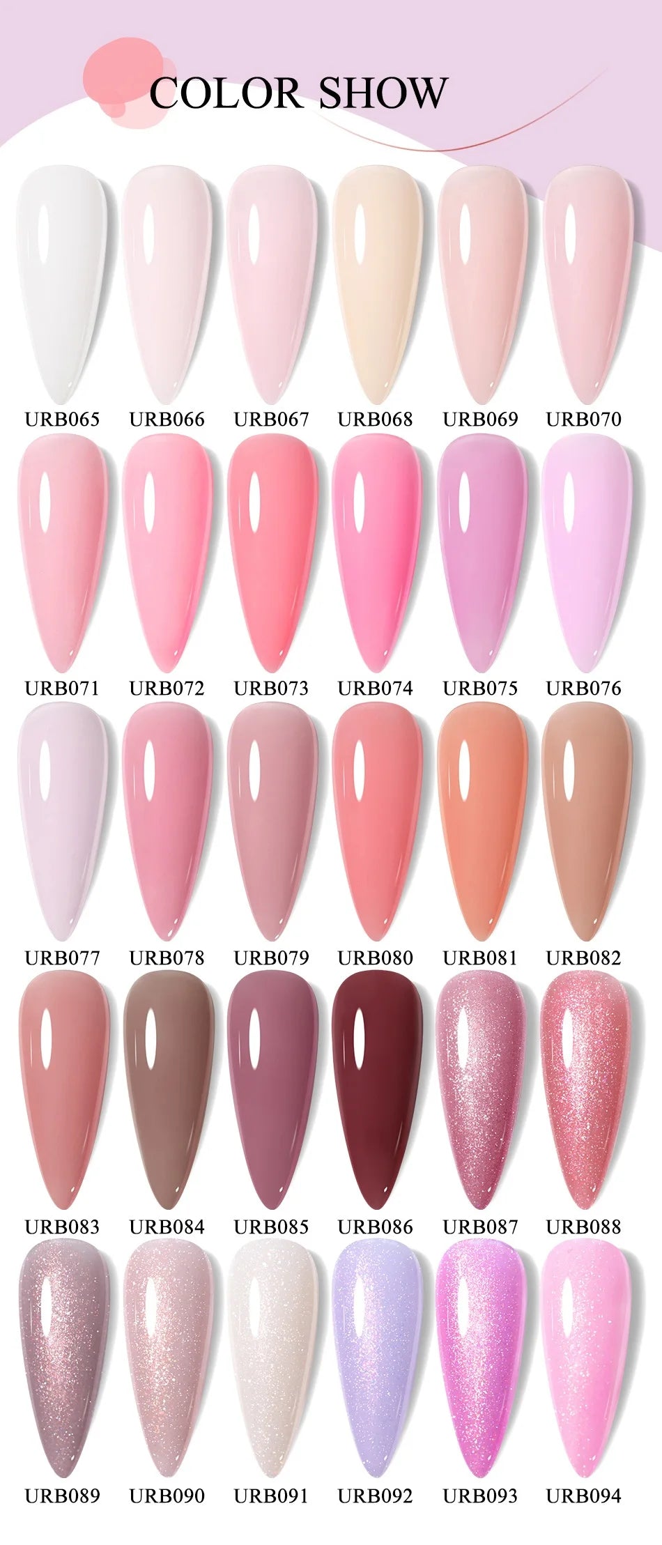 UR Sugar Nude Rubber Base Gel for Natural Nails - Smarsty