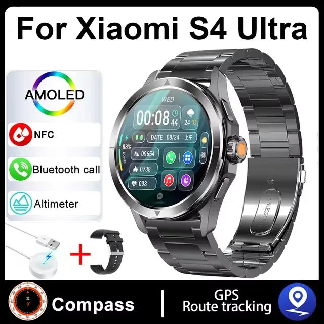Xiaomi S4 Ultra Smart Watch With GPS Waterproof Sports Features - Smarsty