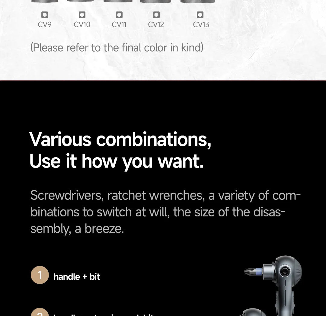 VMAN 40-in-1 Multi-Function Ratchet Screwdriver Kit with Magnetic Bits – Mini Repair Tool Set for PC, iPhone & Home Use