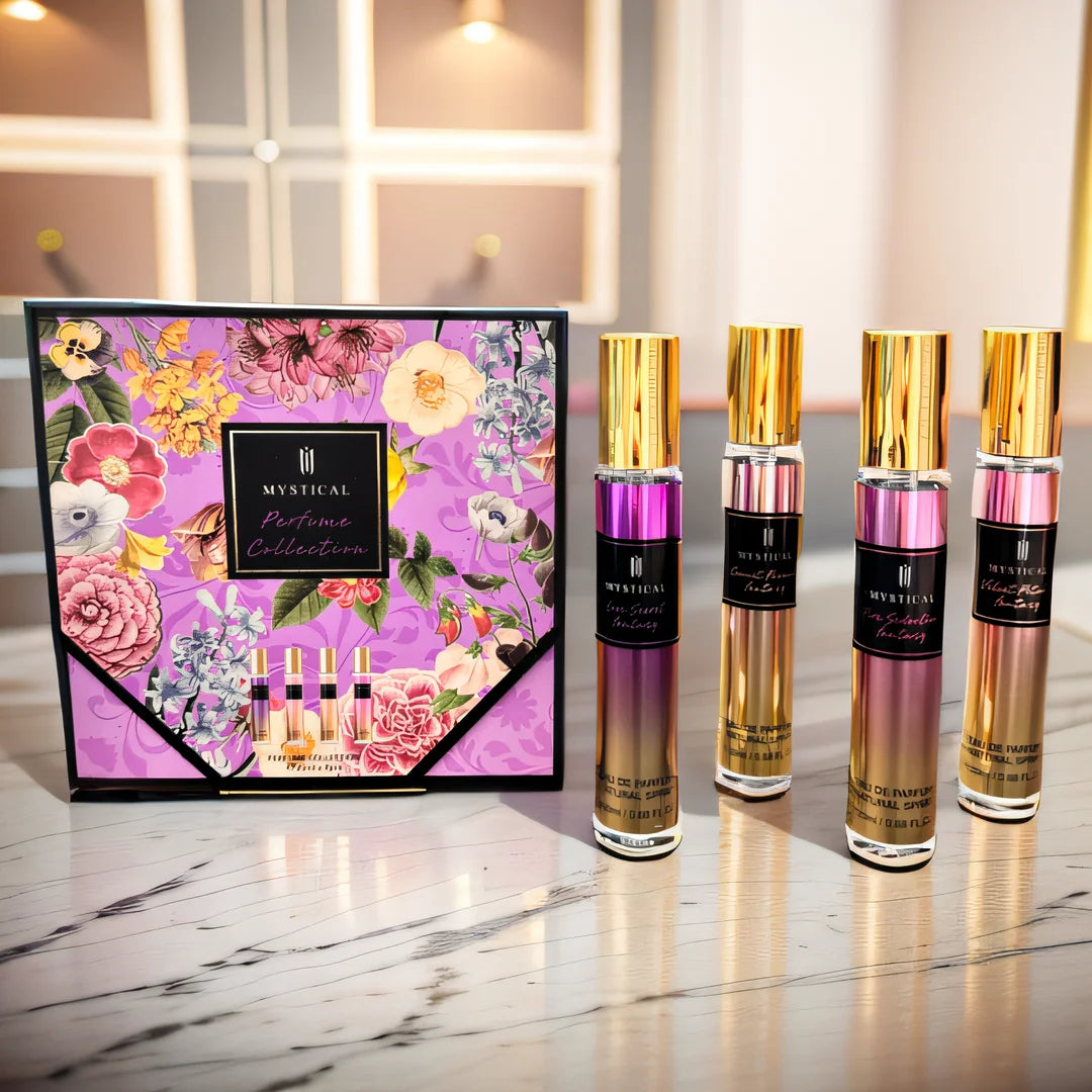 MYSTICAL Women's perfume gift box, floral fragrance fresh, unisex, travel, Mother's Day, Valentine's Day, birthday gift
