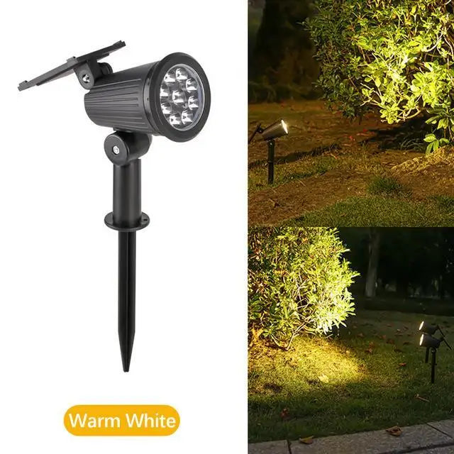 Solar Spotlights for Garden with Adjustable Brightness - Smarsty