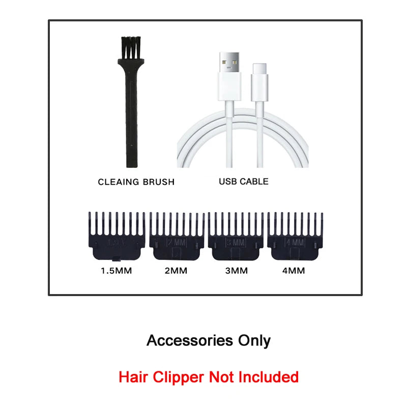 Heavy Metal Hair Clipper for Professional Men's Cuts - Smarsty
