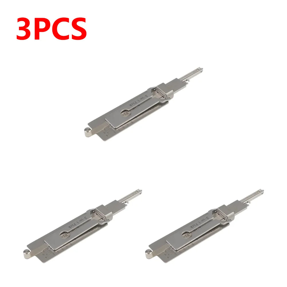 1-5X Stainless Steel Key Decoder Precision Hook And Pickup Hand Tool O-ring Pickup Repair Kit Available Hook Hand Measuring Tool