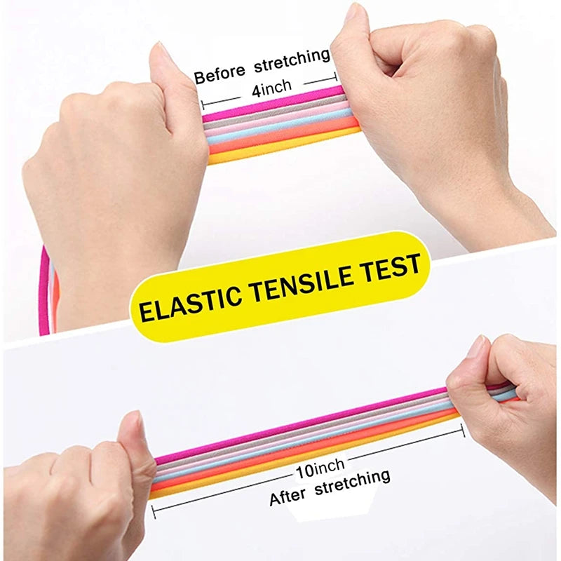 21 Colors No Tie Shoelaces Round Color Metal Lock Elastic Shoelace General For Children And Adults Sneakers Lazy Laces Unisex - Smarsty