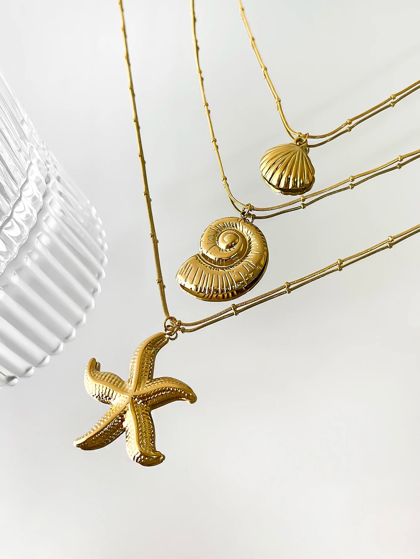 Minimalist Starfish Pendant Necklace for Beach Parties - Smarsty