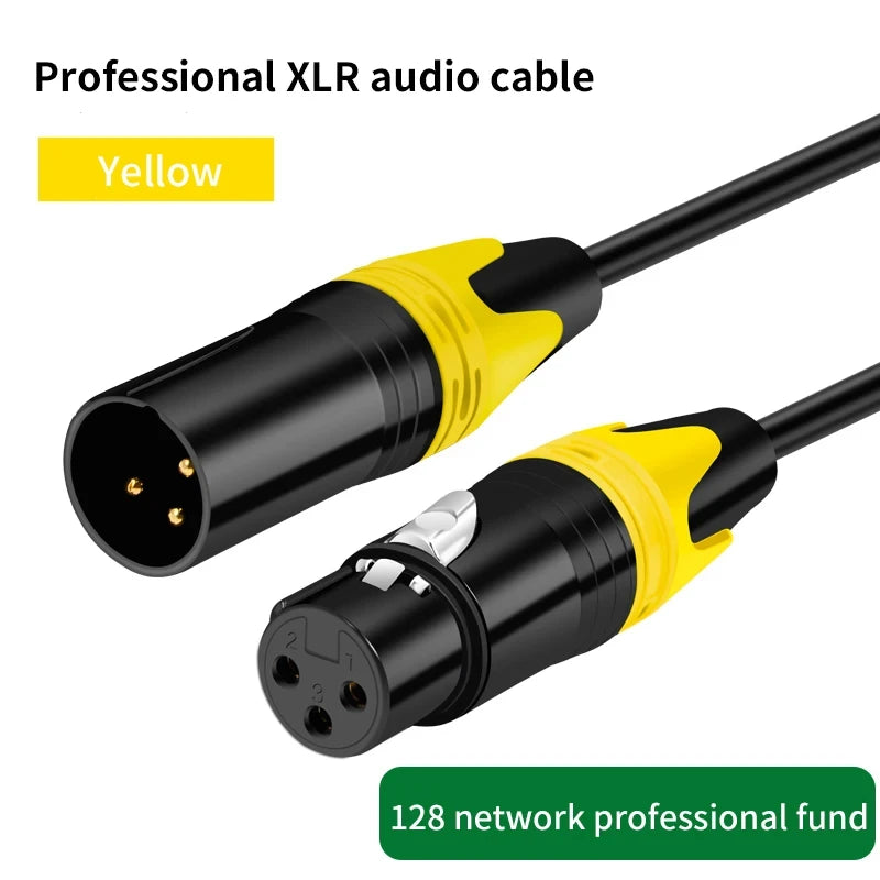 XLR Male to Female Cable for Professional Audio Extension - Smarsty
