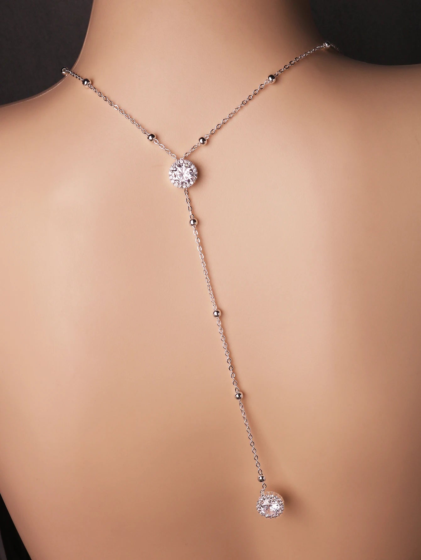 Elegant Pearl Back Chain Jewelry for Brides - Smarsty