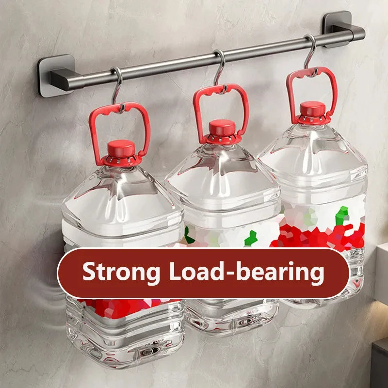 Non Perforated Suction Cup Towel Rack for Bathroom Storage - Smarsty