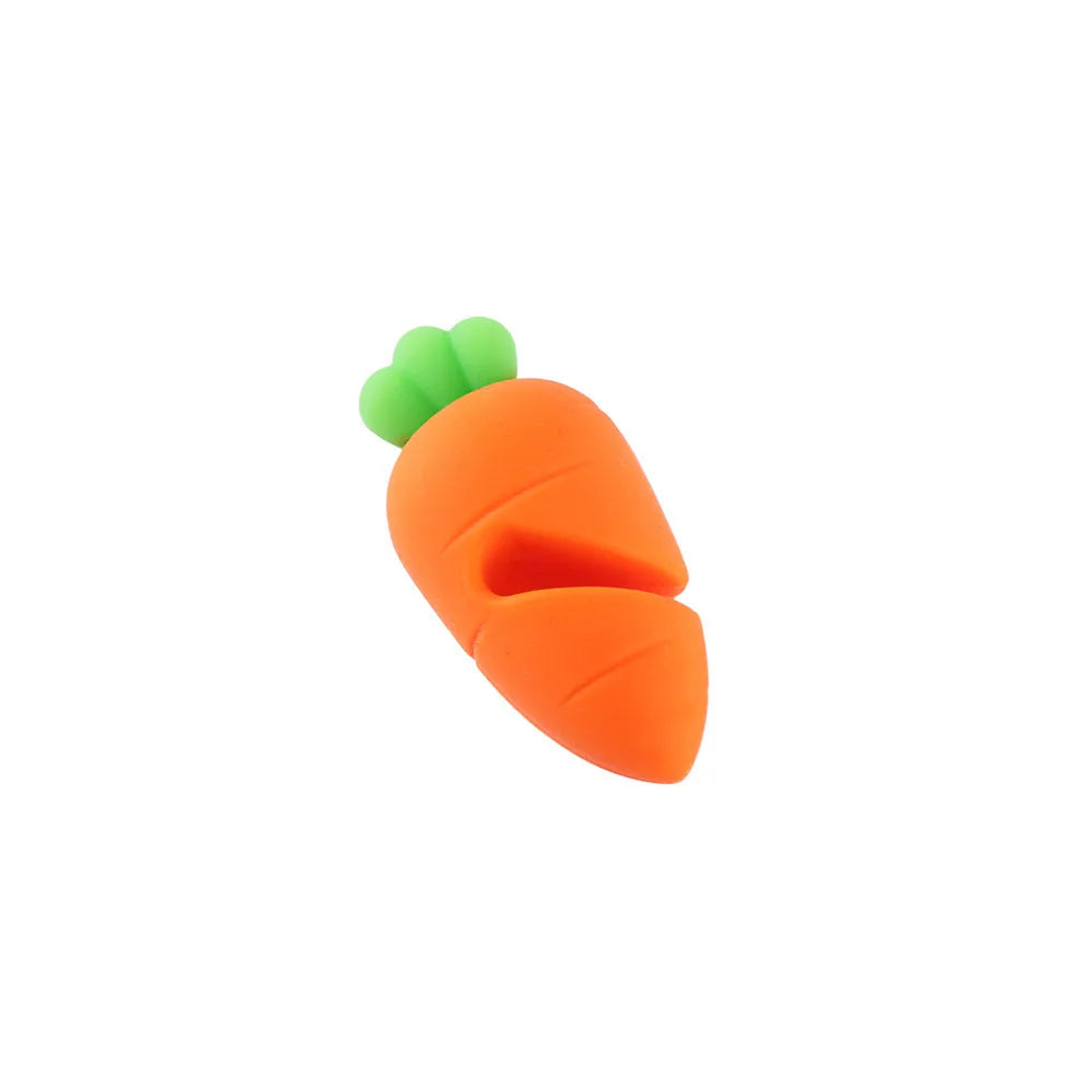 Silicone Carrot Chicken Leg Shaped Pot Lid Lifting Anti Overflow Device, Anti Overflow Pot Lid Clip, Practical Kitchen Tool by Smarsty