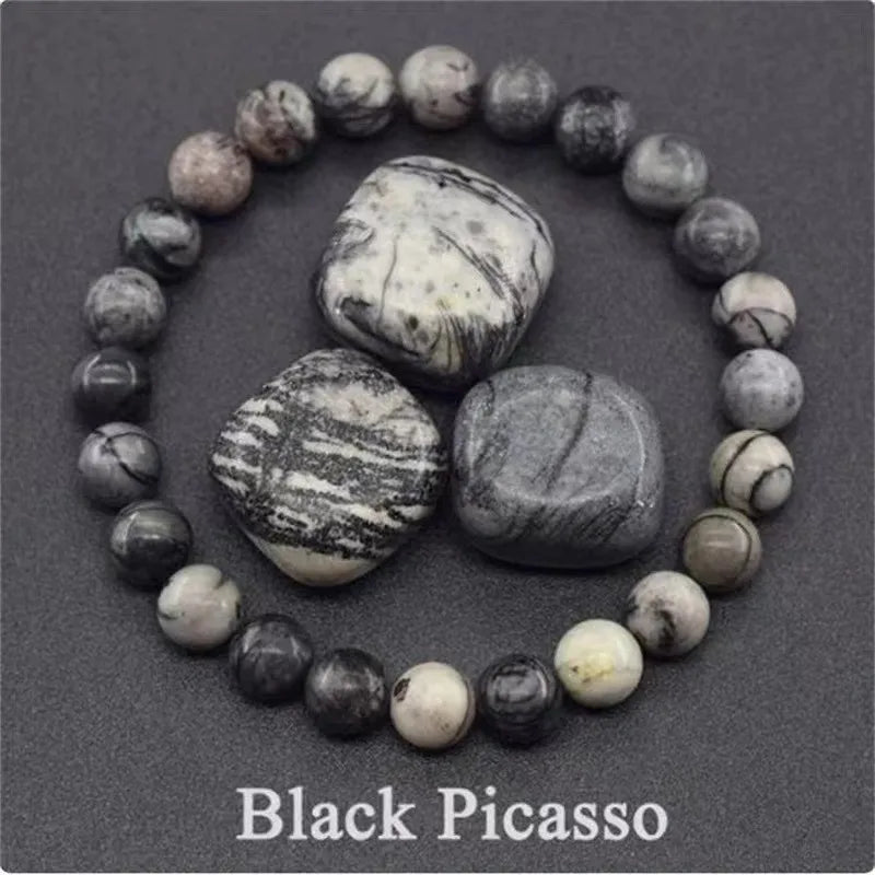 Natural Stone Beads Bracelet for Reiki Healing - Smarsty