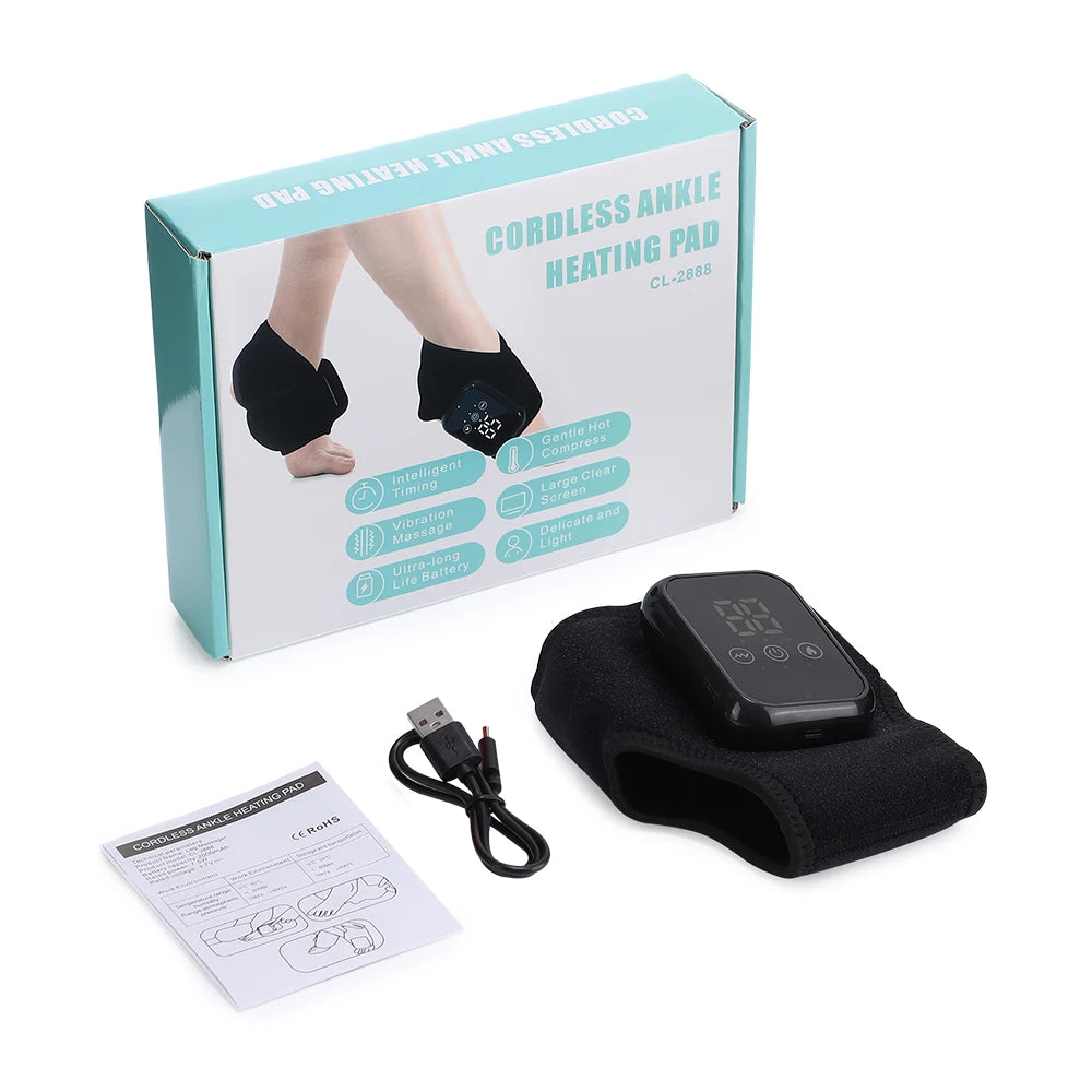 Portable Electric Foot and Hand Massager with Heat and Vibration - Smarsty
