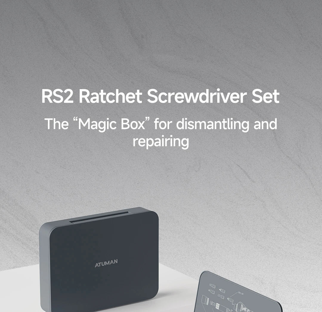 VMAN 40-in-1 Multi-Function Ratchet Screwdriver Kit with Magnetic Bits – Mini Repair Tool Set for PC, iPhone & Home Use