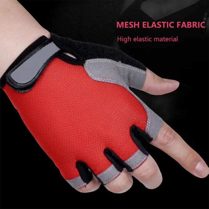 Breathable Half Finger Cycling Gloves Anti Slip Shock Absorption - Smarsty