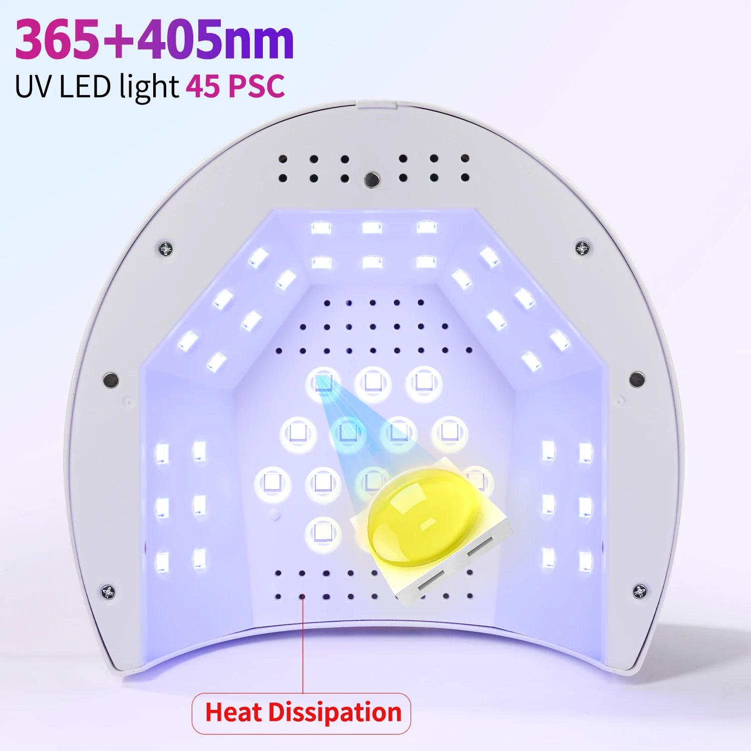 Sun2C 48W LED UV Nail Lamp for Quick Drying - Smarsty