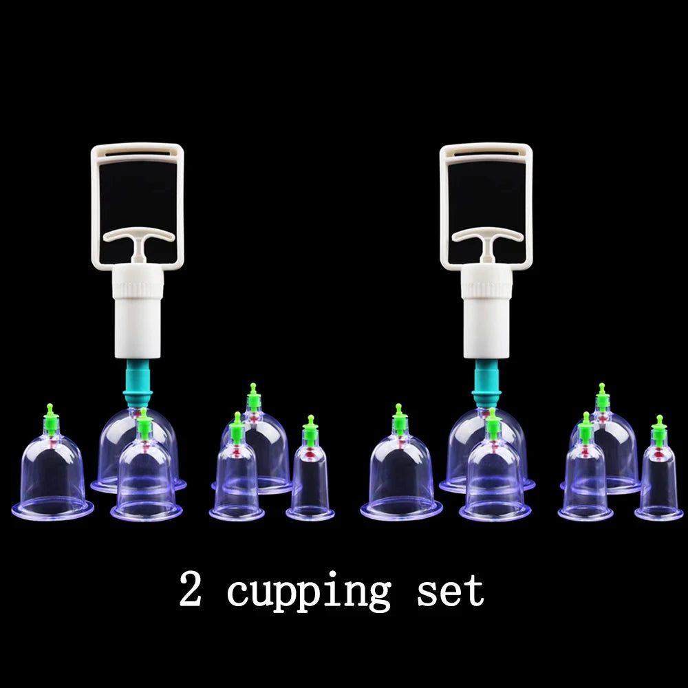 6Pcs Vacuum Cupping Set with Suction Cups for Body Massage - Smarsty