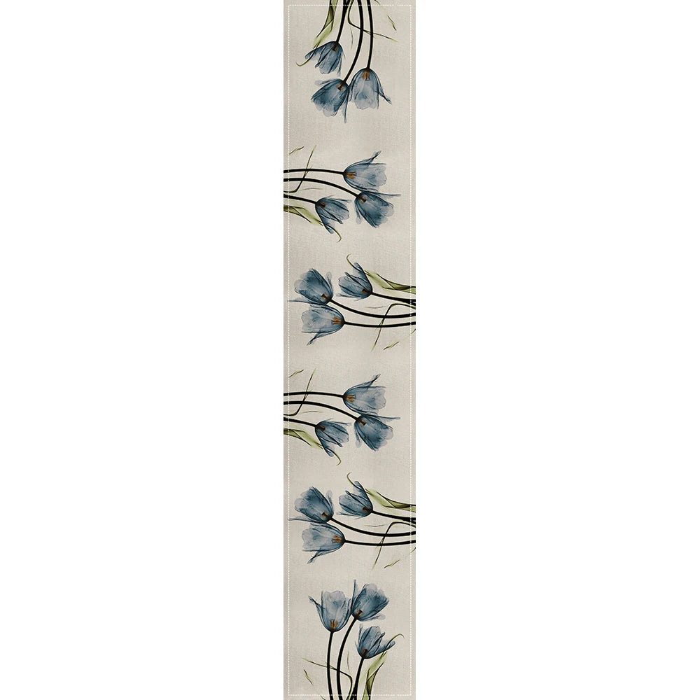 Rustic Farmhouse Linen Table Runner for Elegant Dining - Smarsty