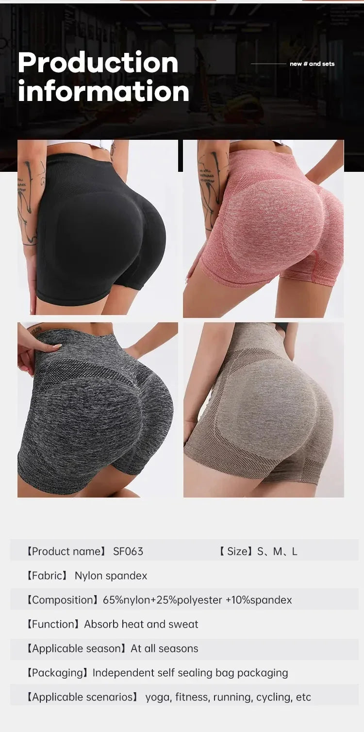 CZGUKE Women High Waist Workout Shorts Butt Lifting Tummy Control Ruched Booty Smile Yoga Short Pant - Smarsty
