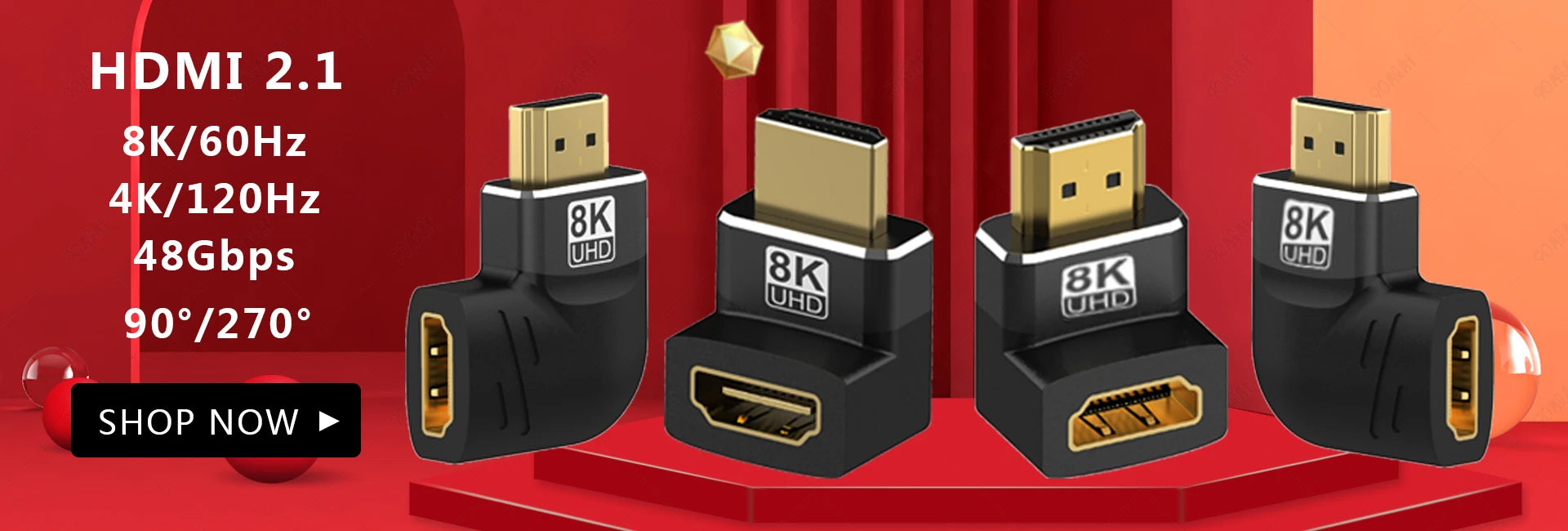 8K HDMI 2.1 Cable for High-Speed Gaming and Streaming - Smarsty