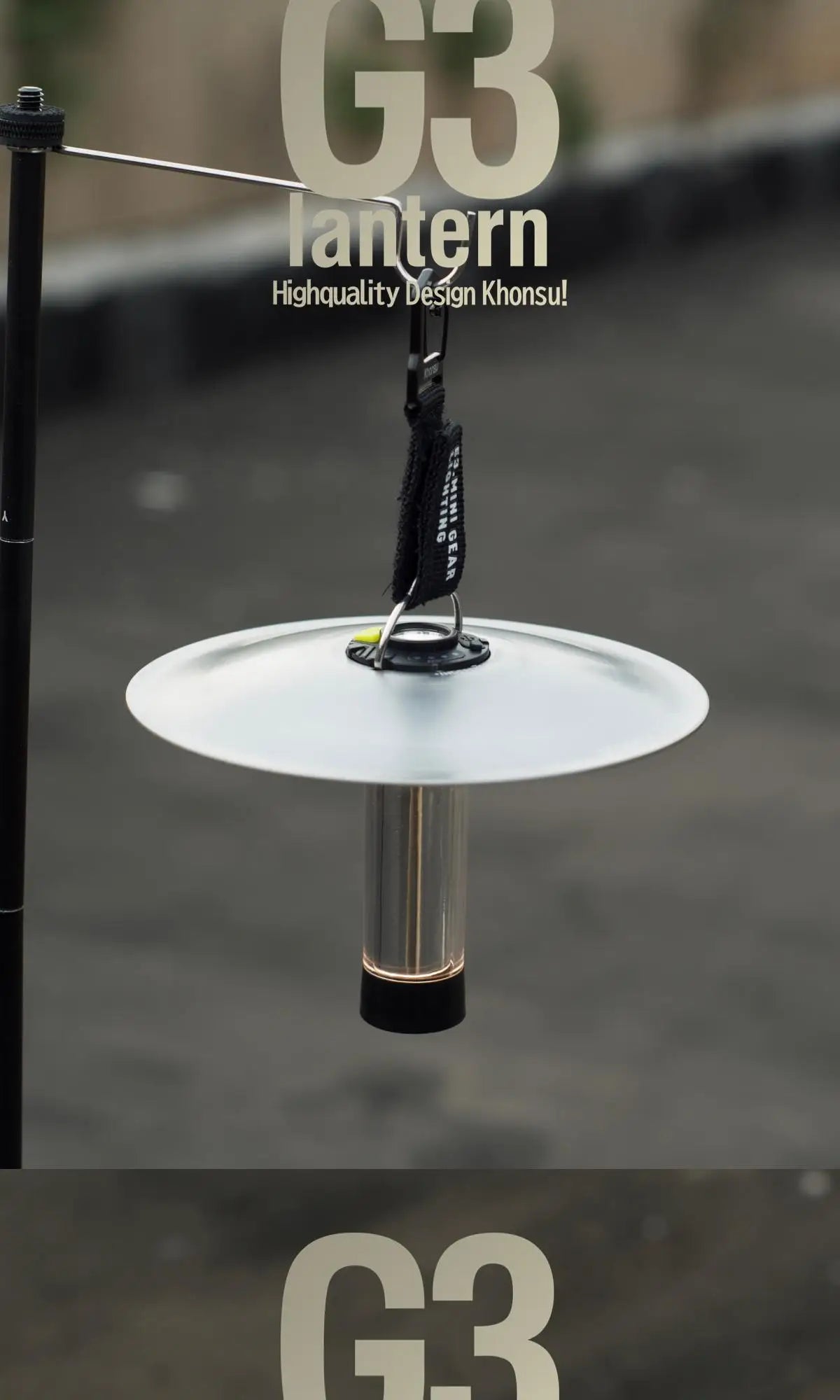 3000mah GZ Lighthouse camping light Super Long Battery Life LED Camping Tent Hiking Atmosphere Lamp Tower Flashlight by Smarsty