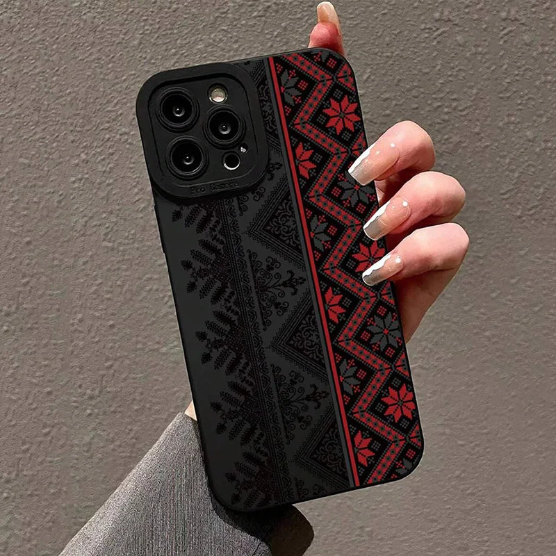 Vintage Totem Painting Shockproof Phone Case For iPhone 17 16 15 14 13 12 11 Pro Max XS X XR 7 8 Plus SE 2022 13 Mini Soft Cover by Smarsty