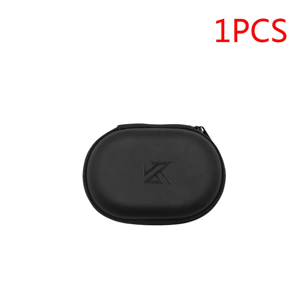 PU Leather Earphones Storage Case with Zipper Closure - Smarsty