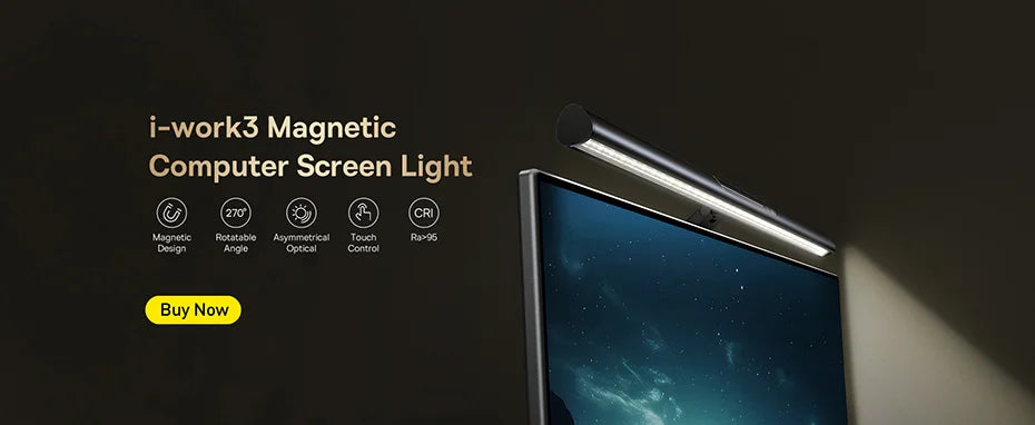 Baseus Dimmable LED Desk Lamp with Eye Protection - Smarsty