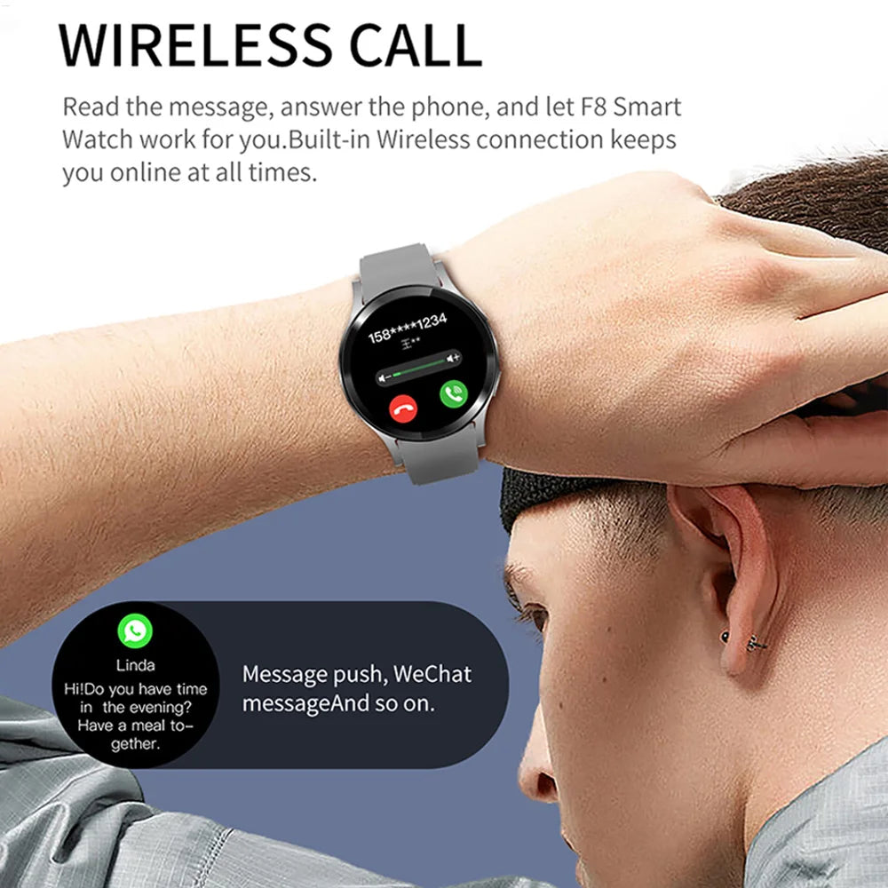 Bluetooth Smartwatch for Men and Women with Health Monitor - Smarsty