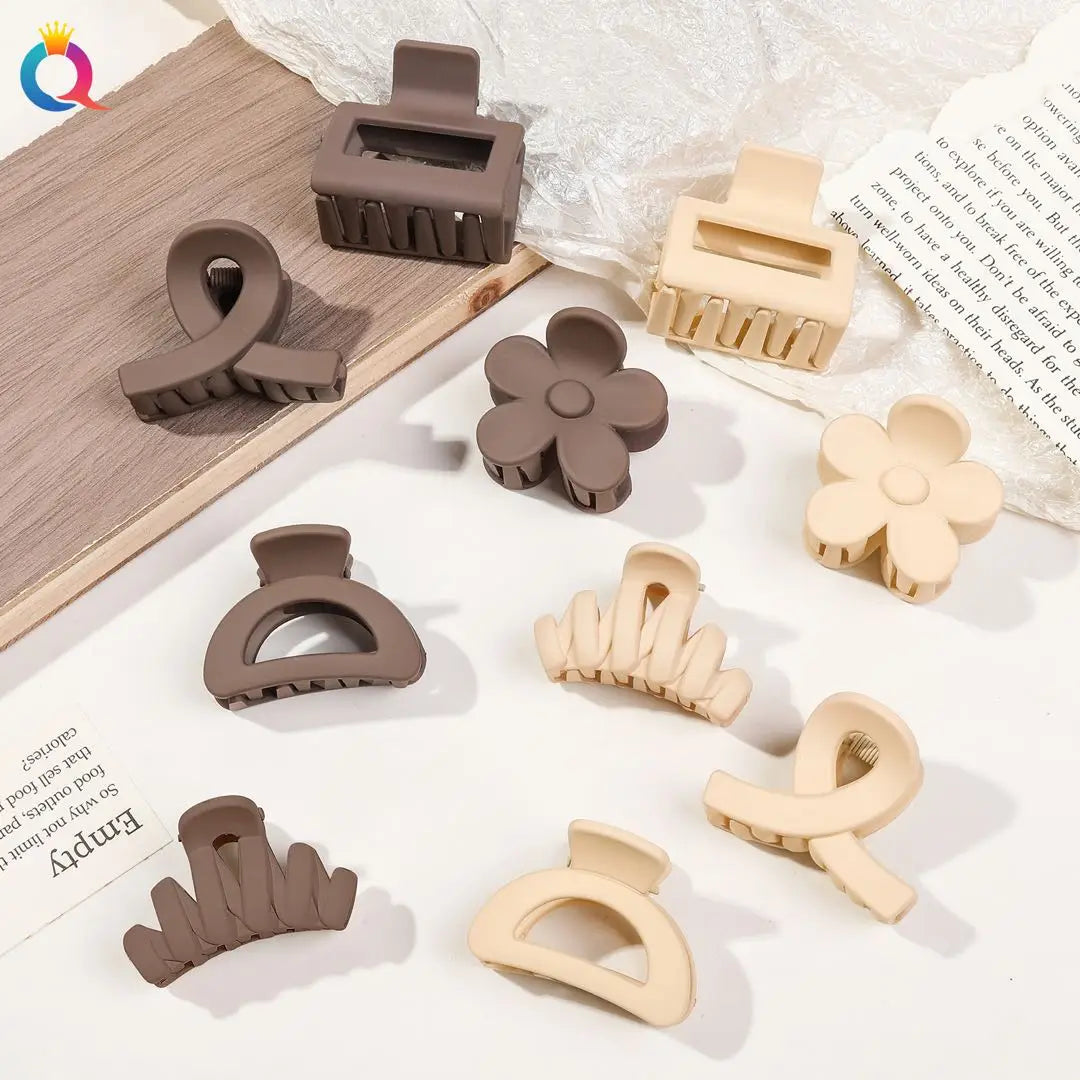 Small Flower Hair Claw Clips For Thin Hair Secure Hold - Smarsty