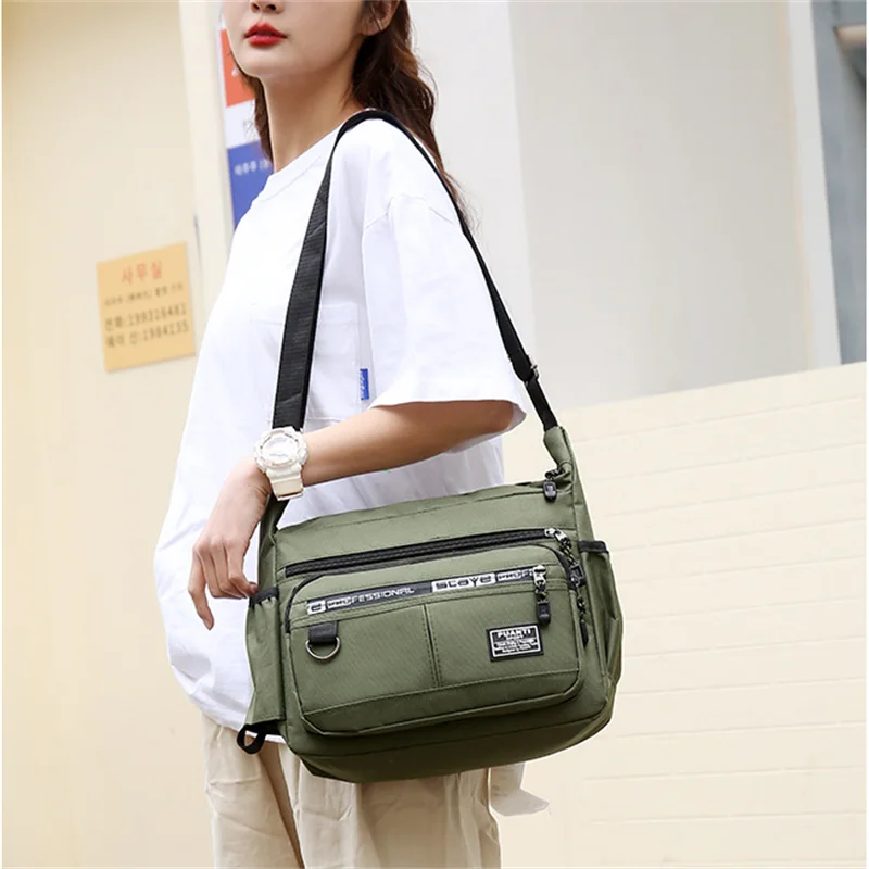 Mens Messenger Bag Crossbody Satchel Waterproof Oxford - Smarsty