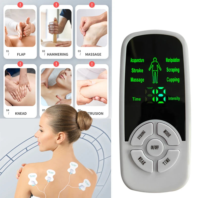 Multi-Functional TENS Unit for Pain Relief and Muscle Relaxation - Smarsty