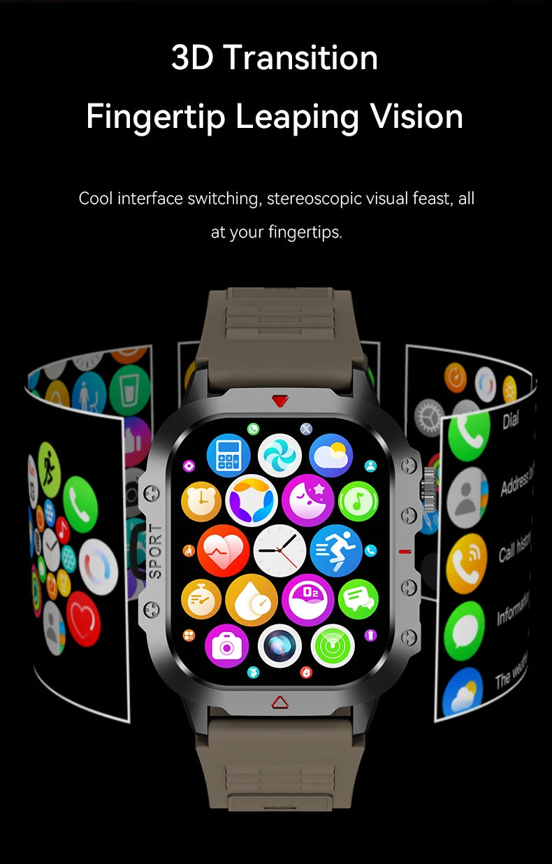 LAXASFIT Smart Watch with Large HD Screen and Fitness Tracking - Smarsty