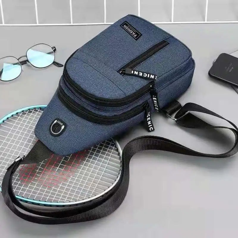 Waterproof Oxford Chest Bag For Men Korean Style Messenger - Smarsty