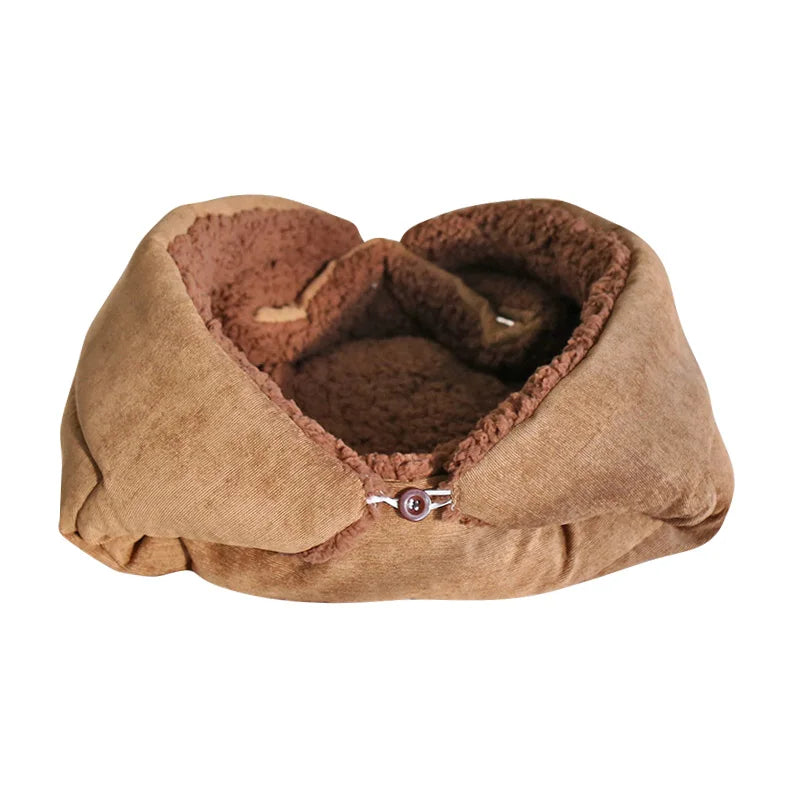 Warm Thickened Cat Bed Foldable Plush Pet Mat - Smarsty