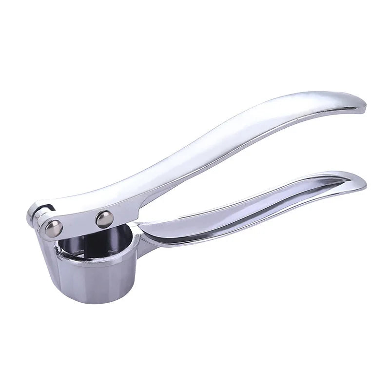 Stainless Steel Garlic Press Crusher Mincer Handheld Garlic Smasher Squeezer Manual Press Grinding Tool Kitchen Accessories by Smarsty