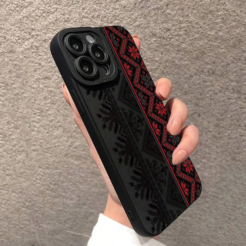 Vintage Totem Painting Shockproof Phone Case For iPhone 17 16 15 14 13 12 11 Pro Max XS X XR 7 8 Plus SE 2022 13 Mini Soft Cover by Smarsty