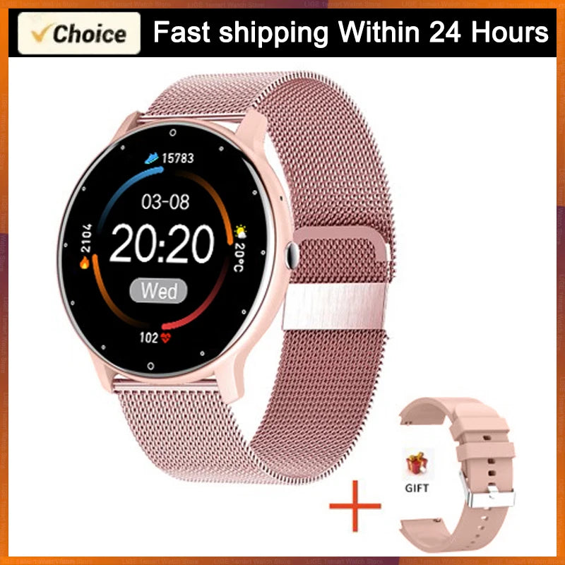 Smart Fitness Watch with Heart Rate Monitor and Waterproof Design - Smarsty