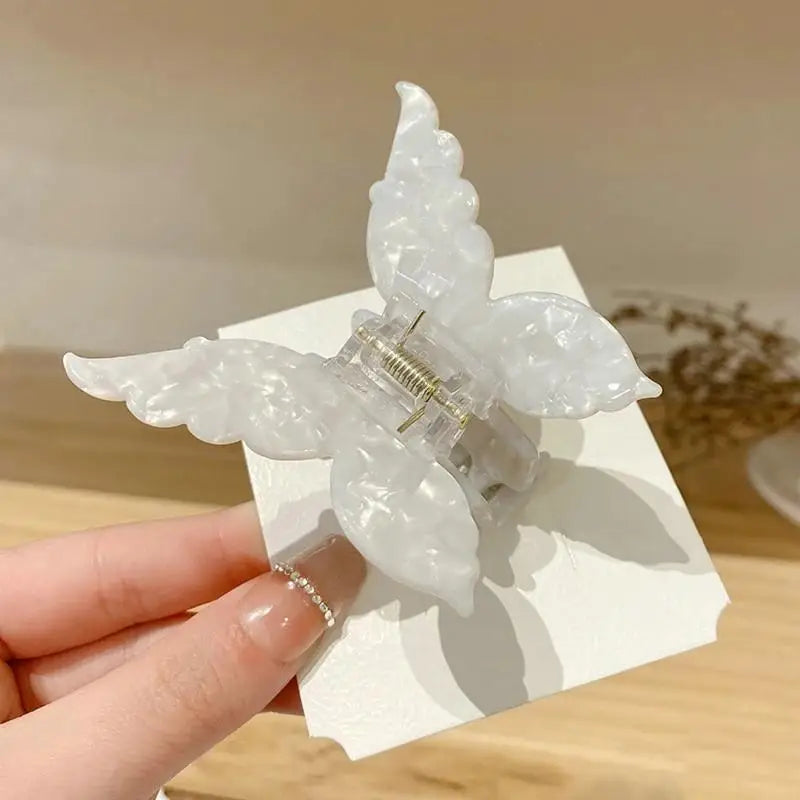 Butterfly Acetate Hair Clip Lightweight Gradient Tie Dye - Smarsty