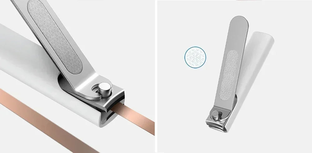 Xiaomi Mijia Stainless Steel Nail Clippers with Anti-Splash Cover - Smarsty