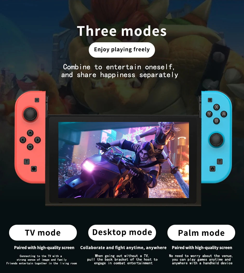 Wireless Joy Pad Controllers for Nintendo Switch with Turbo Function - Smarsty