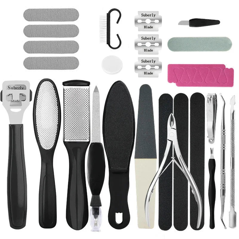 27PCS Stainless Steel Foot Care Kit for Smooth Skin - Smarsty