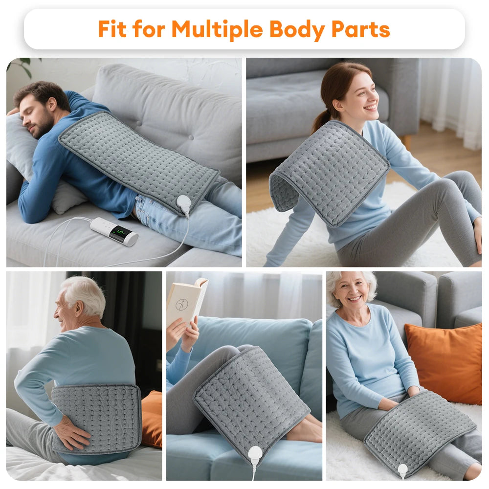 Electric Heating Pad Pet Heat Mat with 9 Levels Constant Temp 4 Mode Timer Body Warming Thermal Mat for Abdomen Hand Thermal Mat - Smarsty