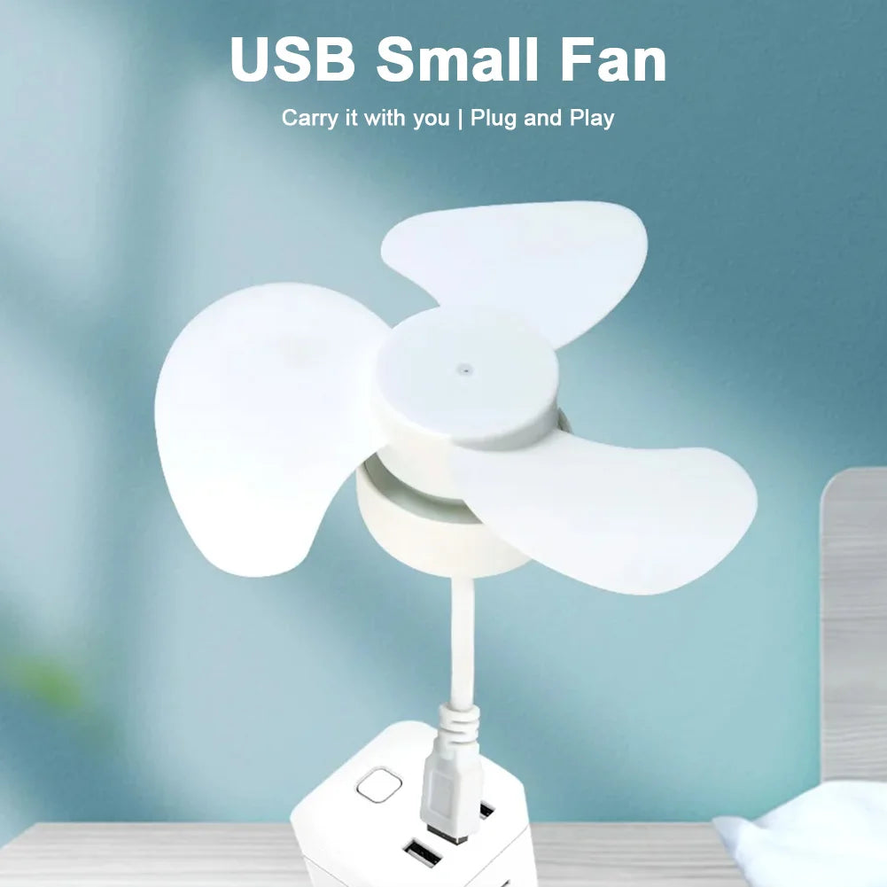 Indoor Ceiling Fan Light E27 Base/USB Light Bulb Fan with Socket Hose Extender Small Ceiling Fan Light for Bedroom Living Room