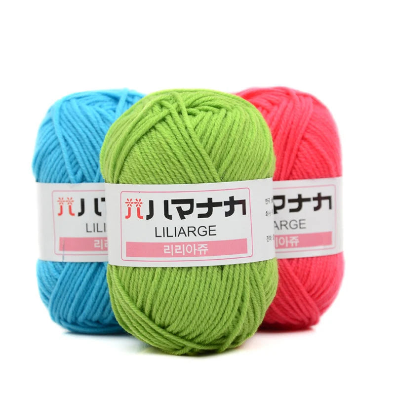 Soft Cotton Knitting Yarn for DIY Baby Sweaters - Smarsty